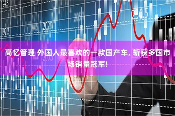 高忆管理 外国人最喜欢的一款国产车, 斩获多国市场销量冠军!